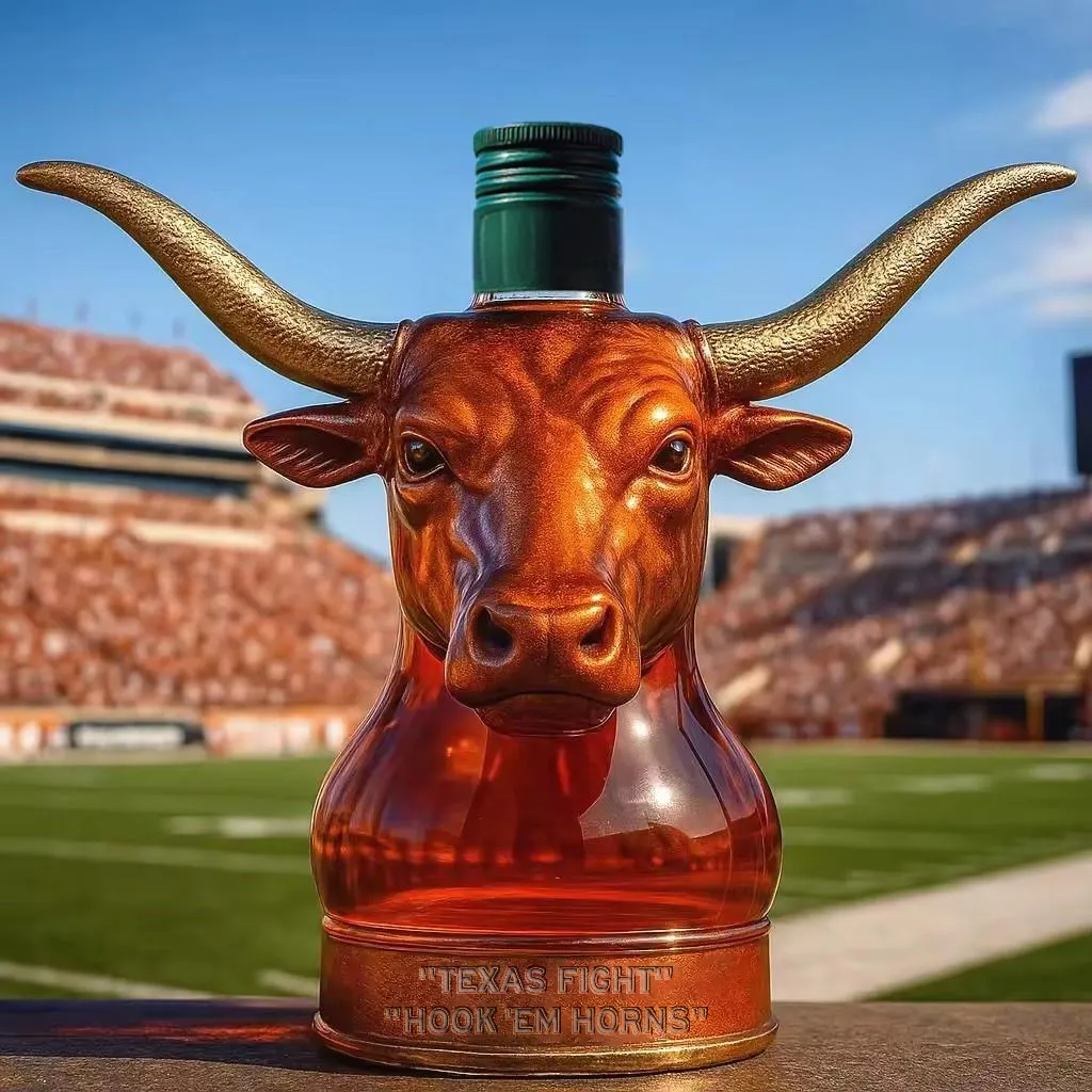 Longhorn Bull Head Whisky Collector's Bottle