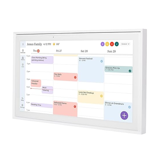 Skylight Calendar 15-inch Smart Touchscreen Digital Calendar Chore Sheet