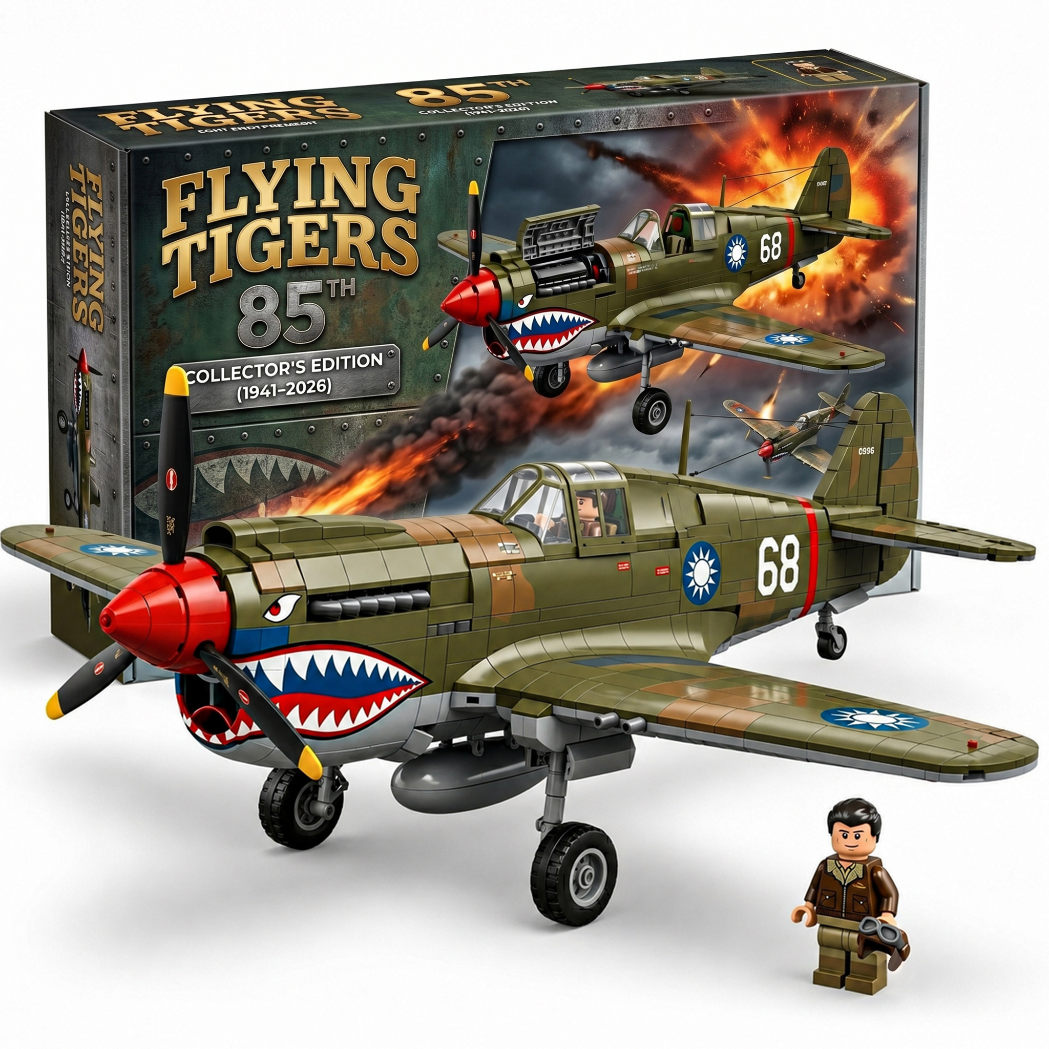 Flying Tigers 85th Anniversary Collector’s Edition Building Set