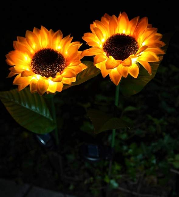 SUMMER HOT SALE 50% OFF-Artificial Sunflower Solar Garden Stake Lights-BUY 3 FREE SHIPPING