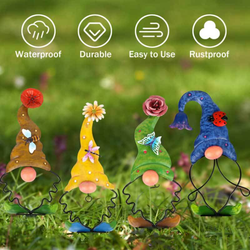 2024 Most Popular Gnome Set of 4 Yard Stakes