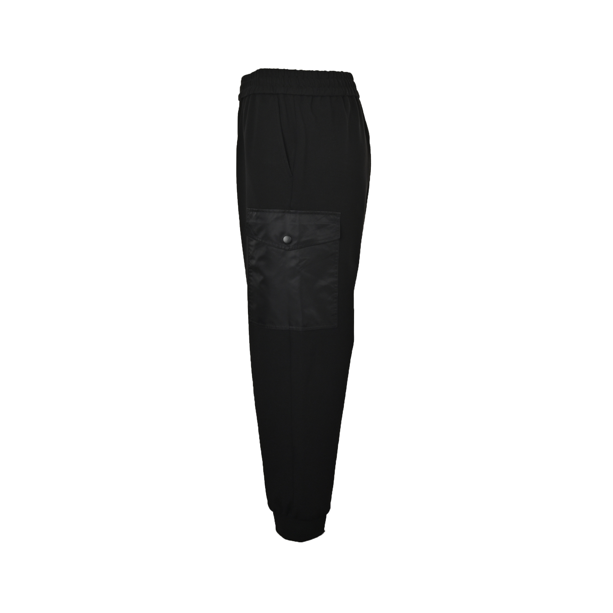 Prada 25ss recycled nylon double pocket cotton fleece sweatpants
