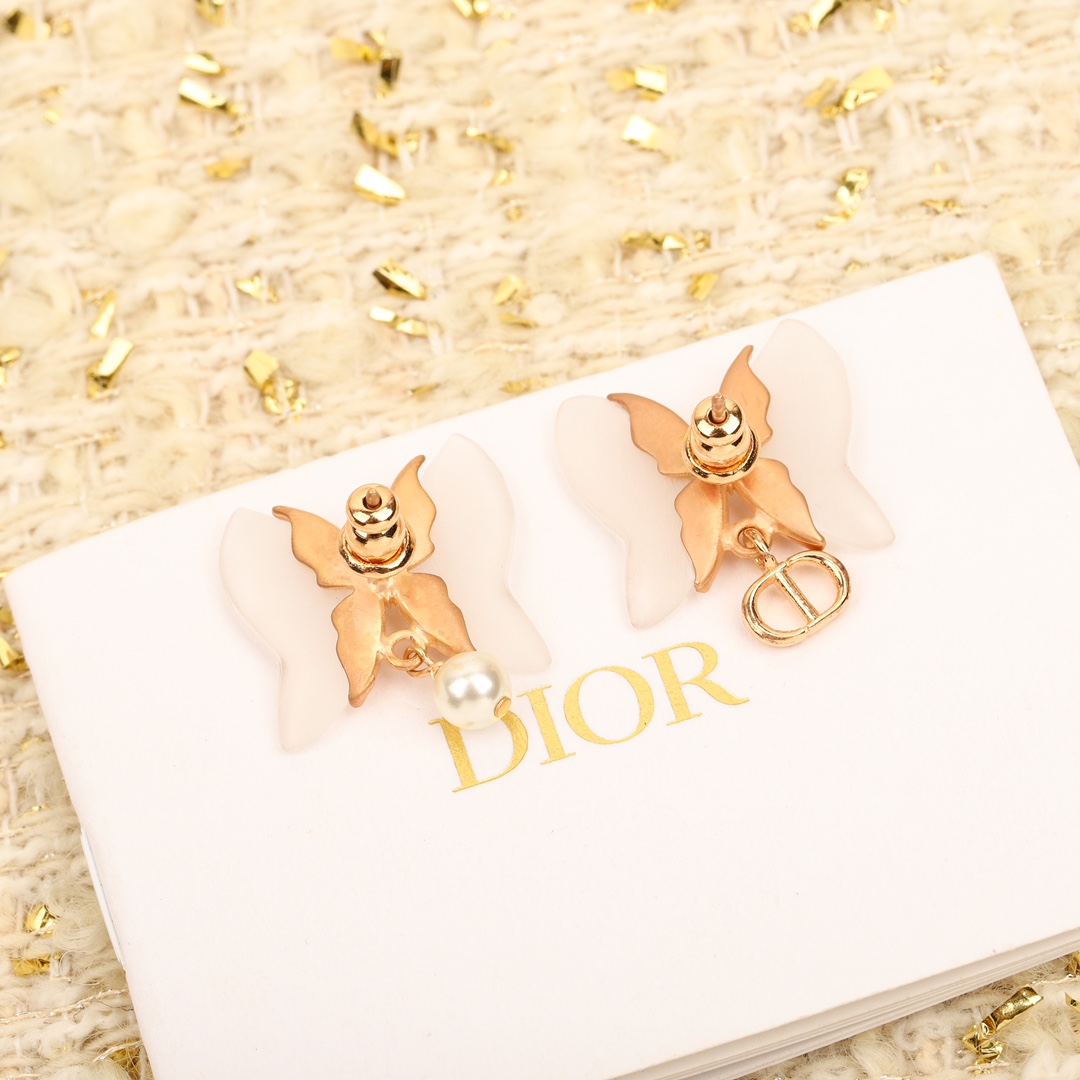 Dior Butterfly Earrings
