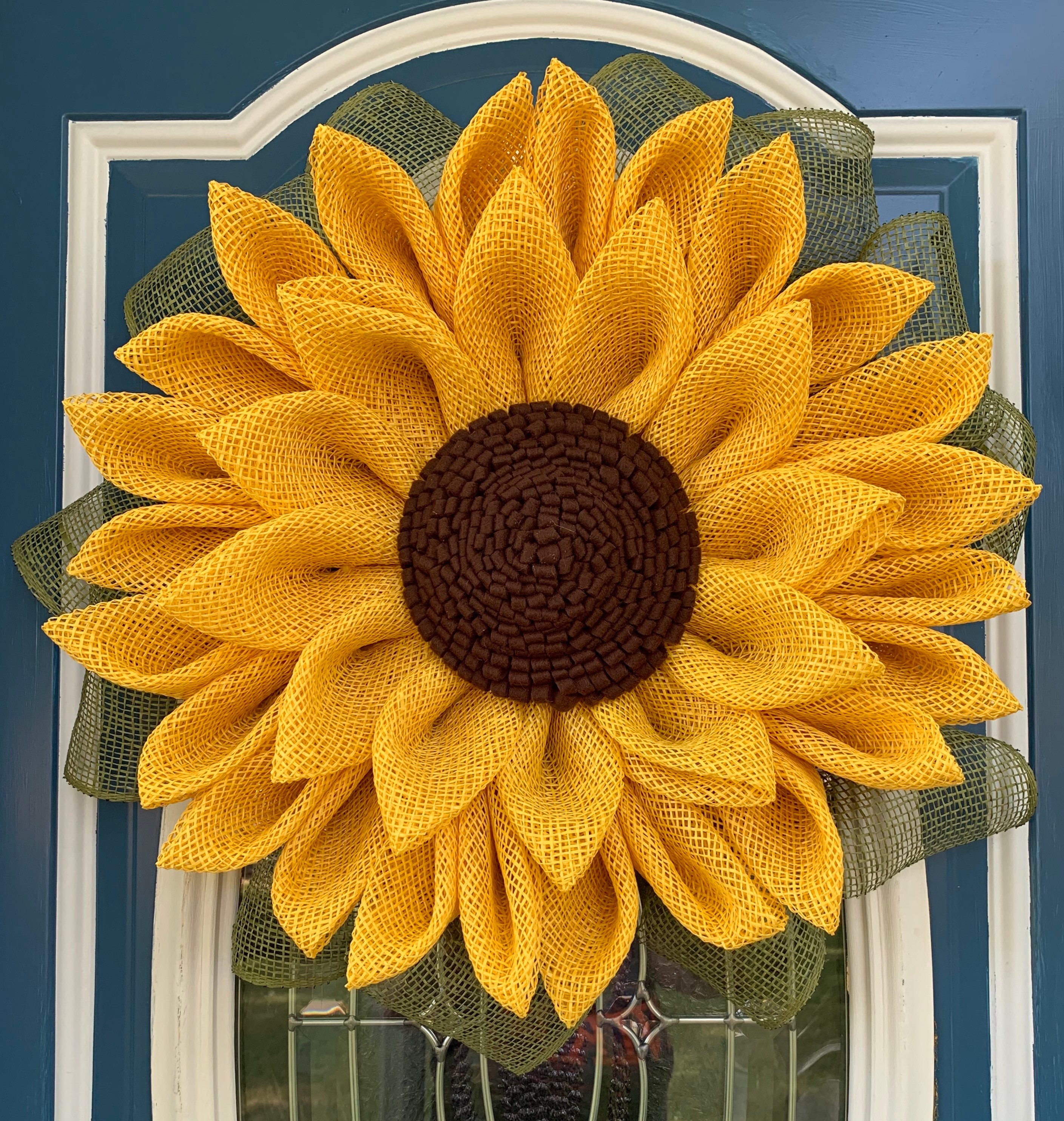🔥Last Day 50% OFF🔥 - 🌻2024 New Sunflower Wreath🌻