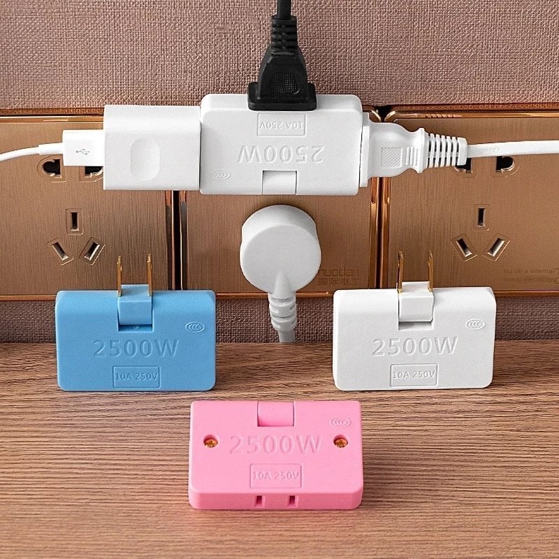 🔥HOT SALE🔥Rotatable Socket Converter One In Three 180 Degree Extension Plug