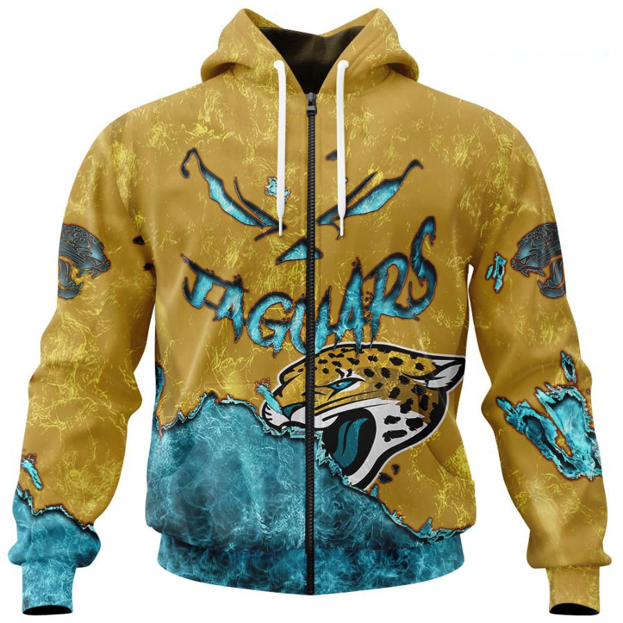 JACKSONVILLE JAGUARS 3D HOODIE HALLOWEEN001