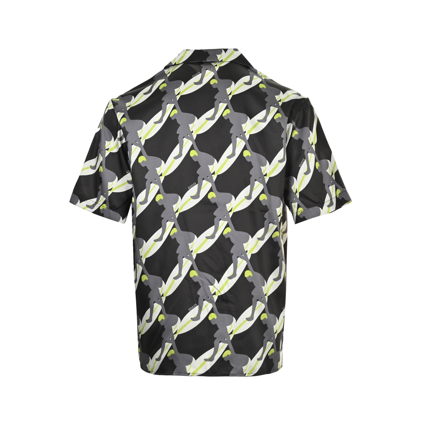 Gucci 25ss surf silk suit short sleeve shirt