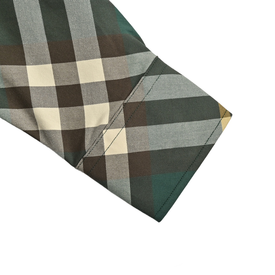 Burberry 24Fw Large Check Cotton Shirt