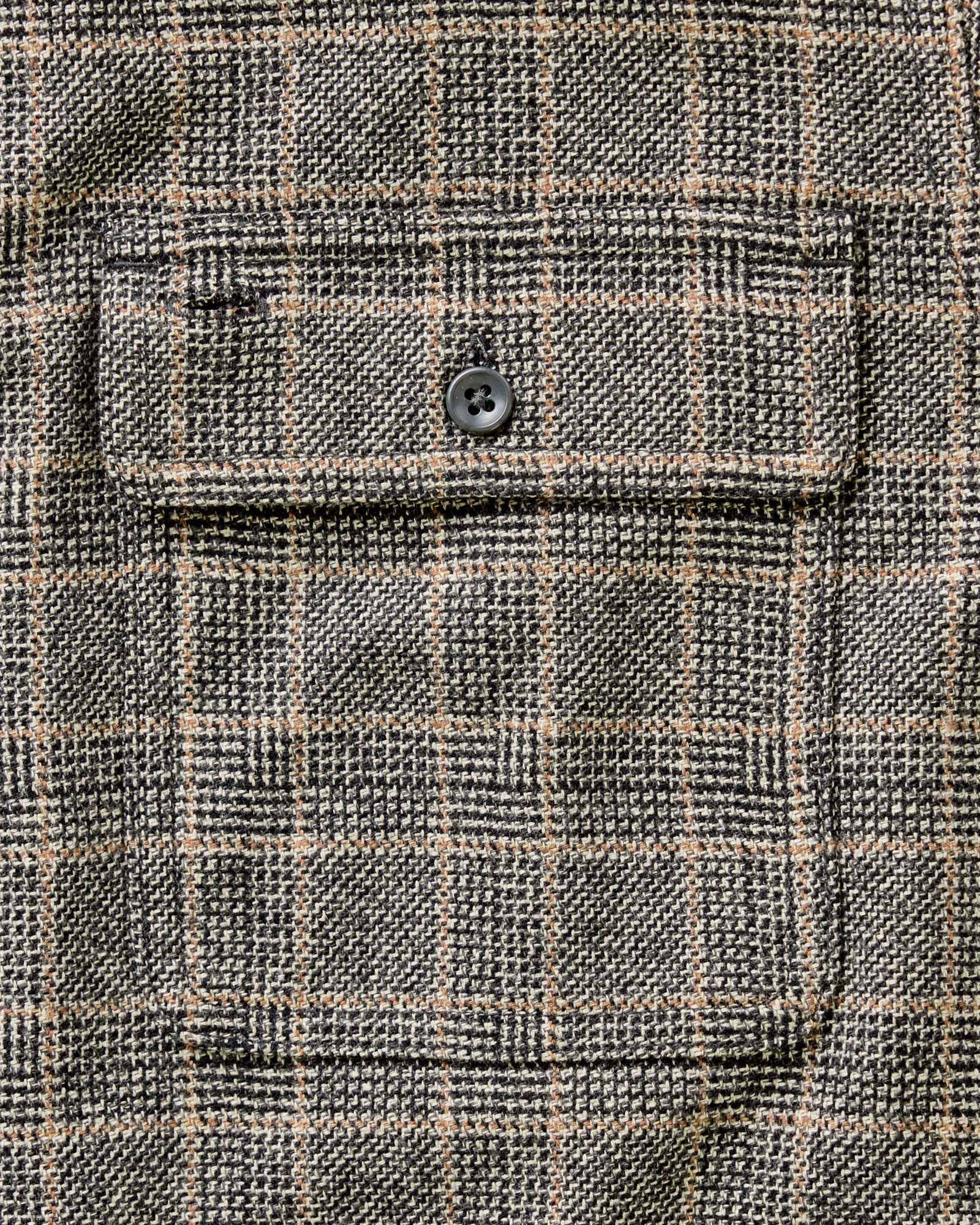 The Ledge Shirt in Coal Plaid