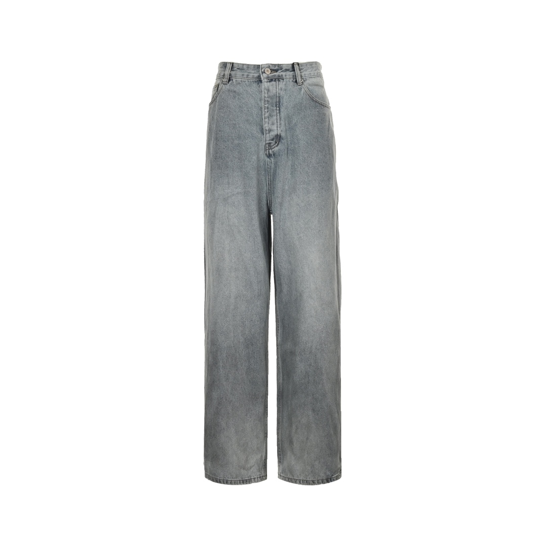 Balenciaga Ice Blue Wide Leg Jeans