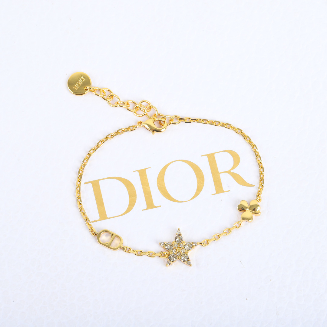 Dior Diamond CD Star Bracelet