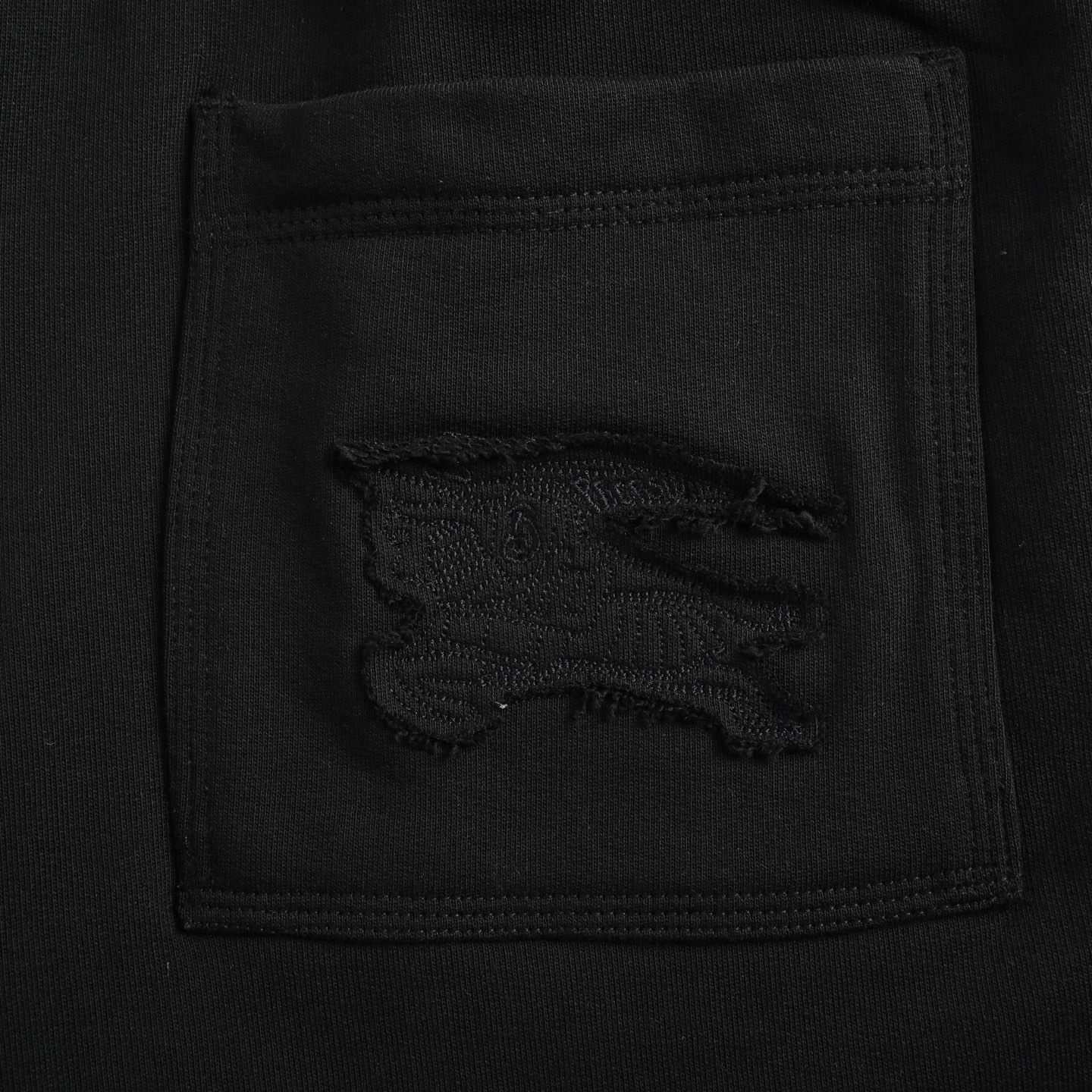 Burberry 25ss back pocket appliqué horse cotton shorts