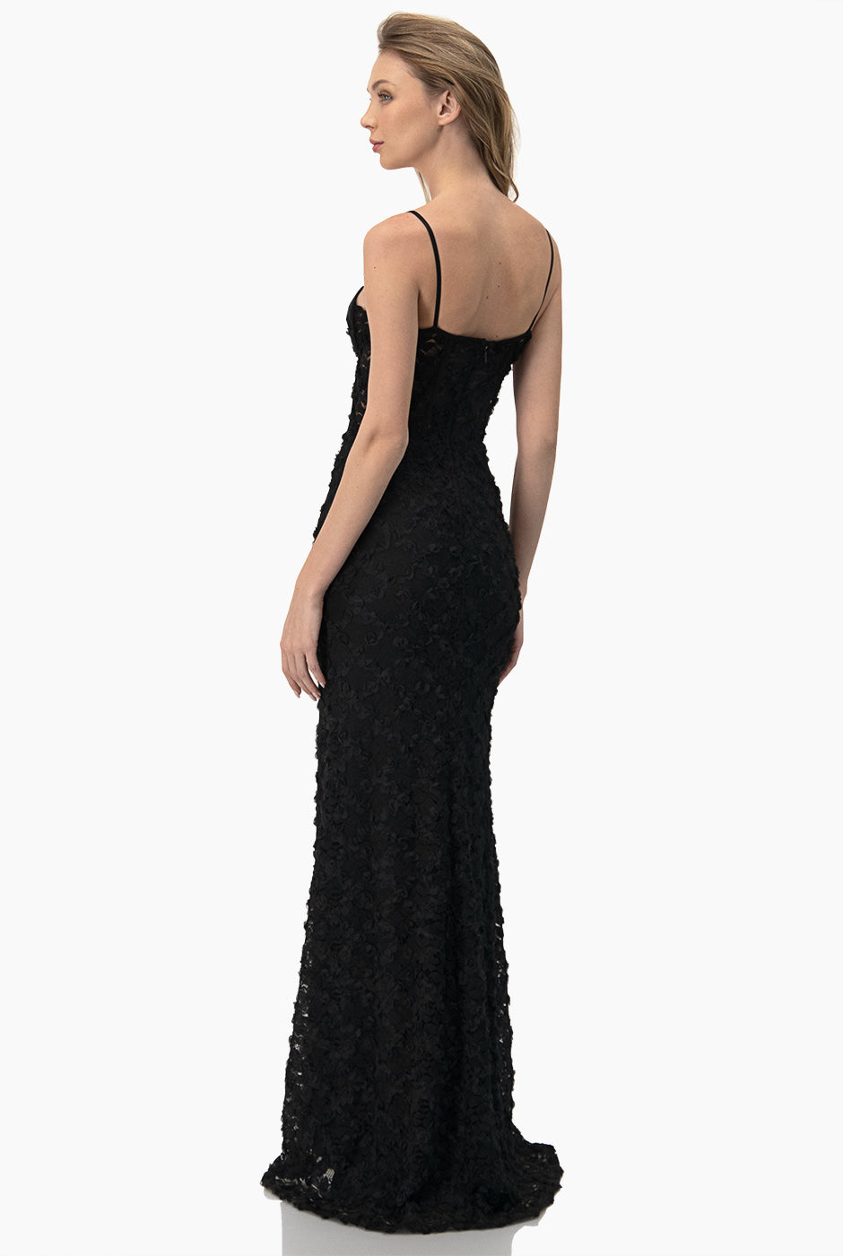 Vestido largo con tirantes