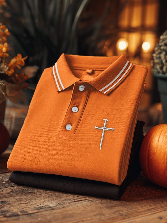 Men's Casual Autumn Faith Polo
