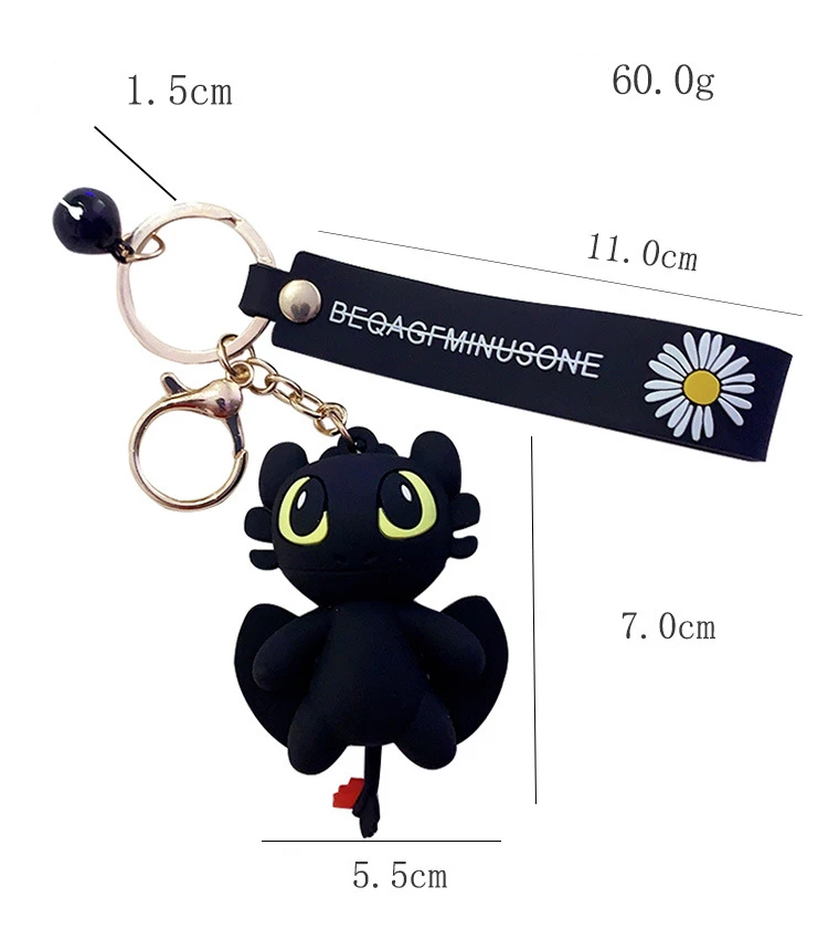 Night Fury and Lightning Fury keychain