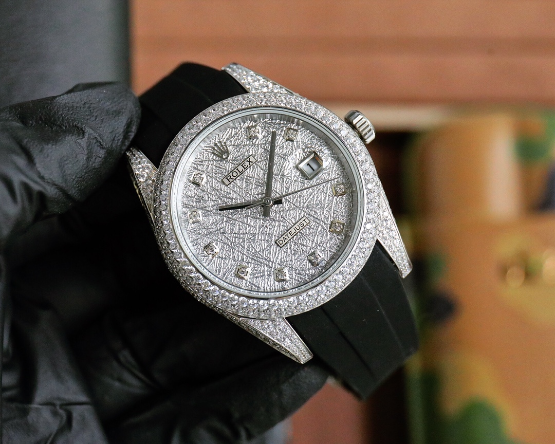 Rolex Datejust Full Diamonds Luxury Edition