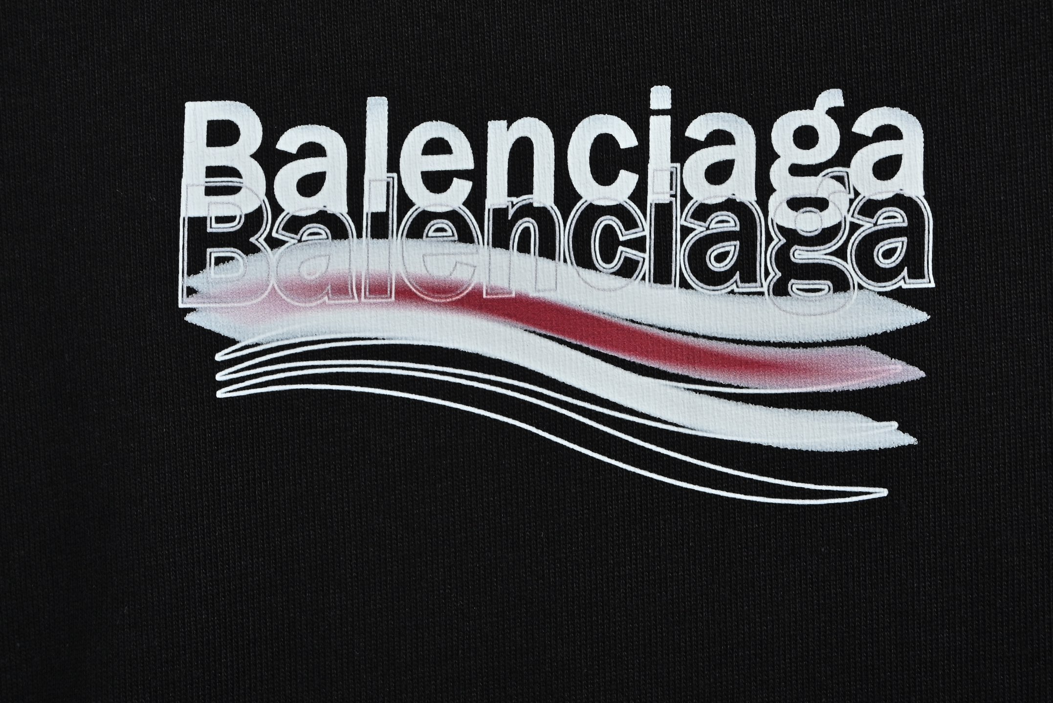 Balenciaga 25ss Coke multi-logo overlapping print short sleeves