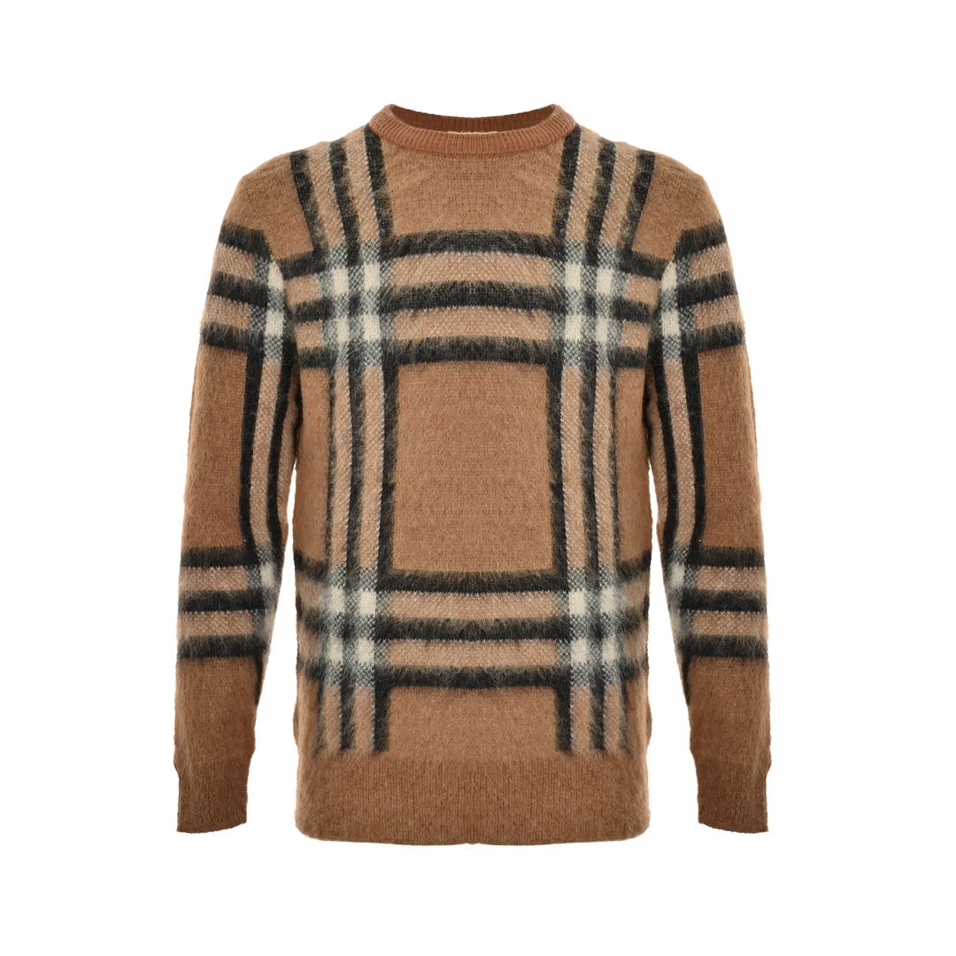 Burberry 24Fw Classic Check Mohair Sweater