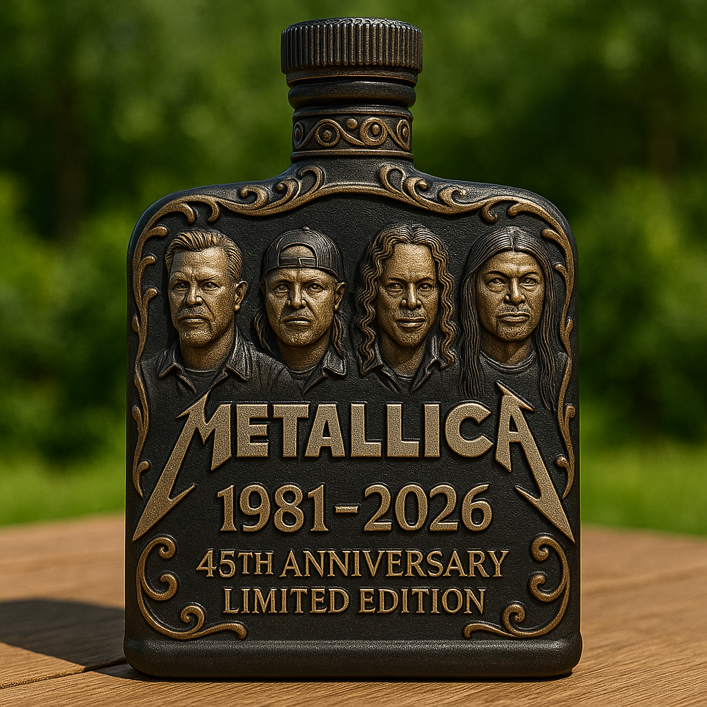 Metallica Whiskey Bottle