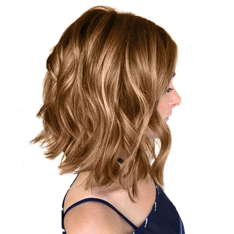 Women Lace Front Luna Wig S16 Flirty Wavy Bob Shoulder Length Wig