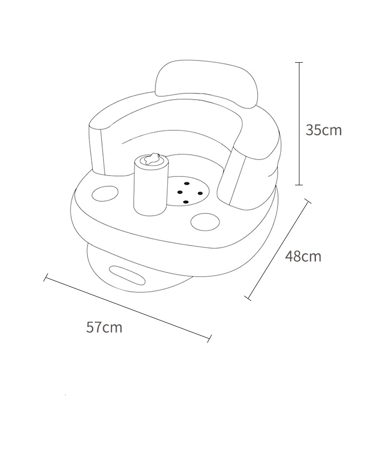 🔥Last Day 50% OFF🔥Built in Air Pump Infant Back Support Sofa Toddler Chair
