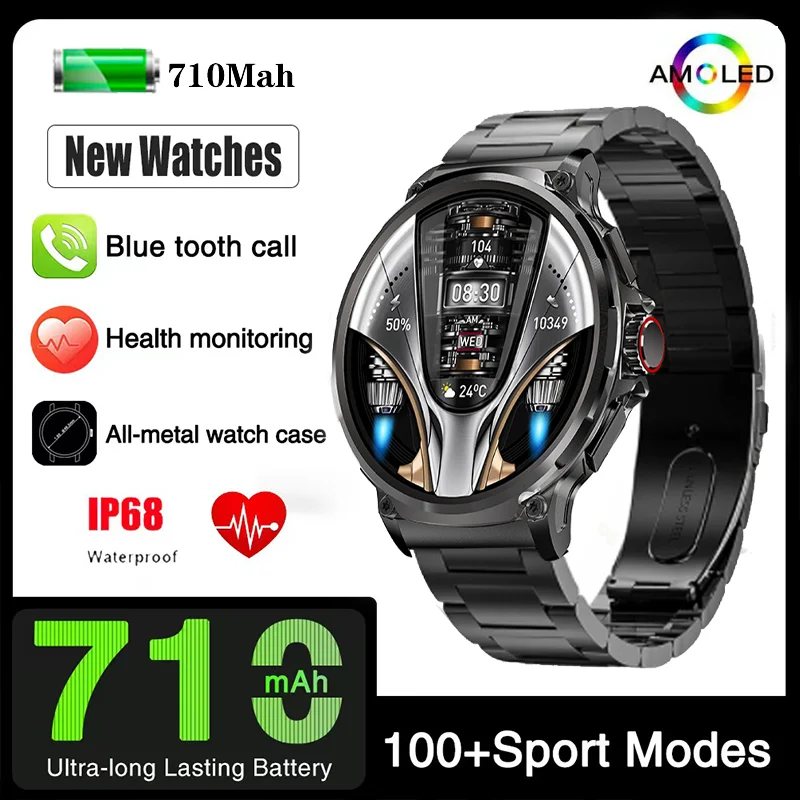 New Men's smartwatch HD Bluetooth Talk 1.85 