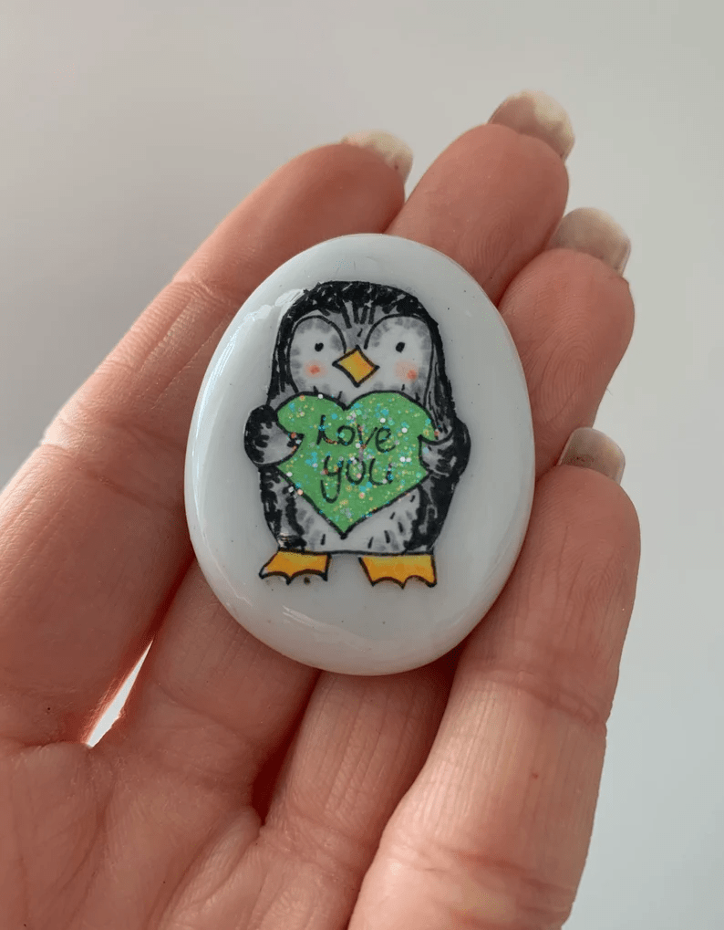 Positive affirmations, comfort stone