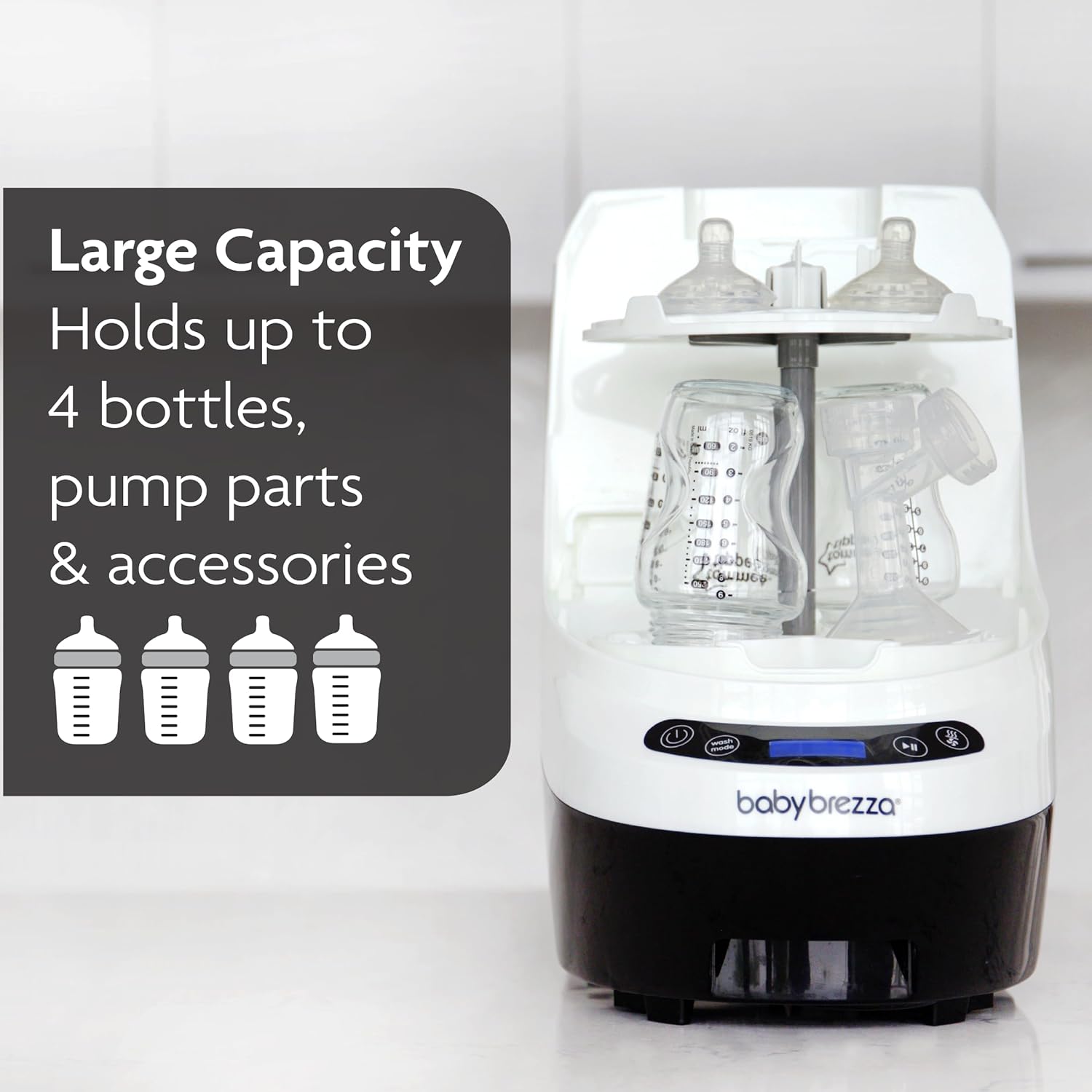Baby Brezza Bottle Washer Pro All in One Machine Cleans Bottles