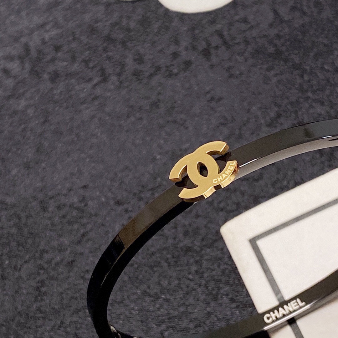 Chanel carbon black bracelet