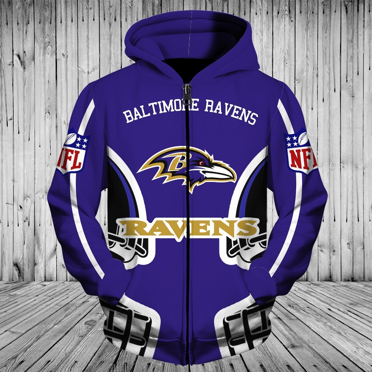 RAVENS 3D HOODIE 33