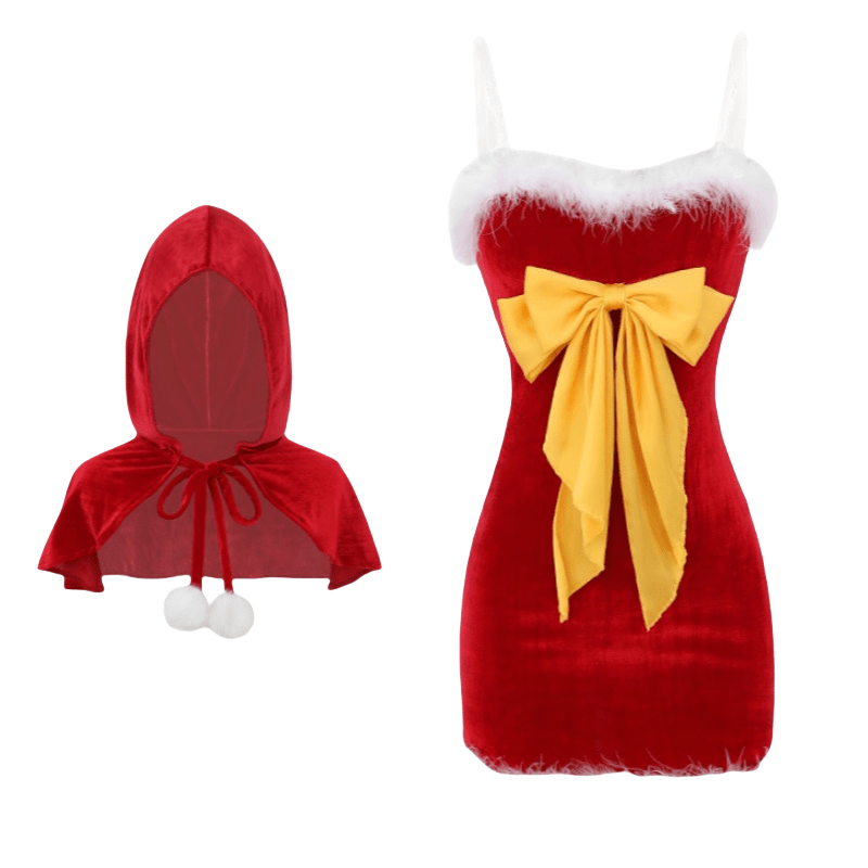 Little Red Riding Hood Lingerie Dress Set