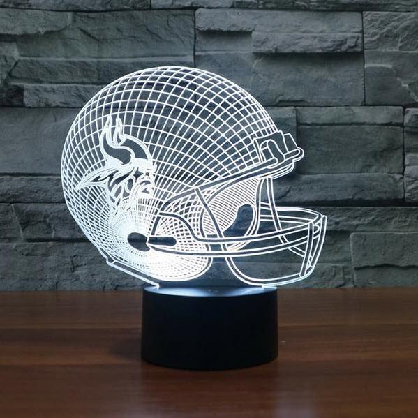 MINNESOTA VIKINGS 3D LED LIGHT LAMP