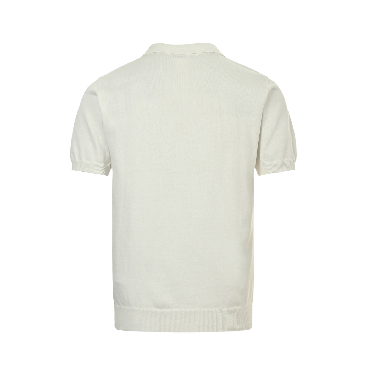 Gucci 25ss Pocket Lettering Intarsia Knitted Polo Short Sleeve