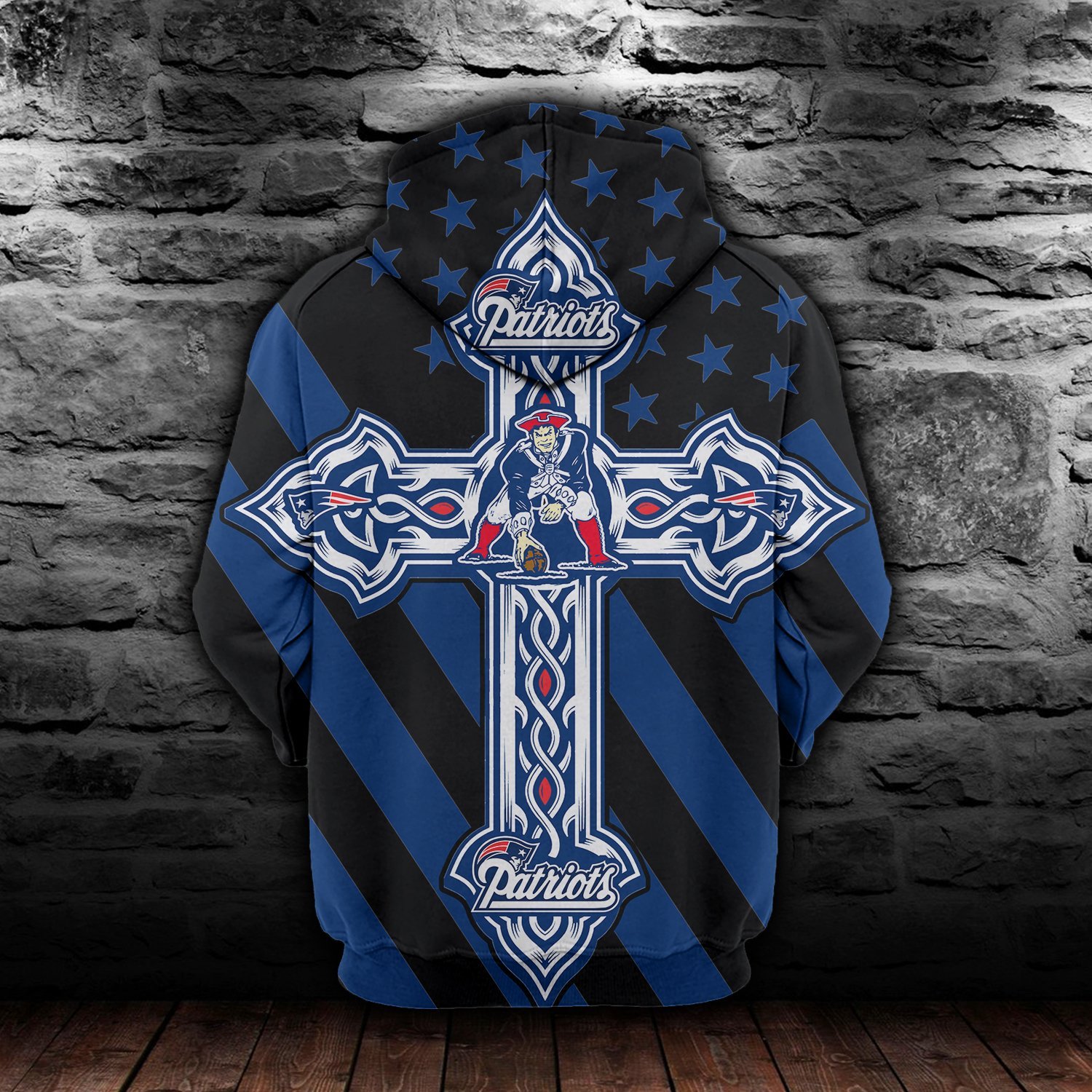 PATRIOTS 3D HOODIE