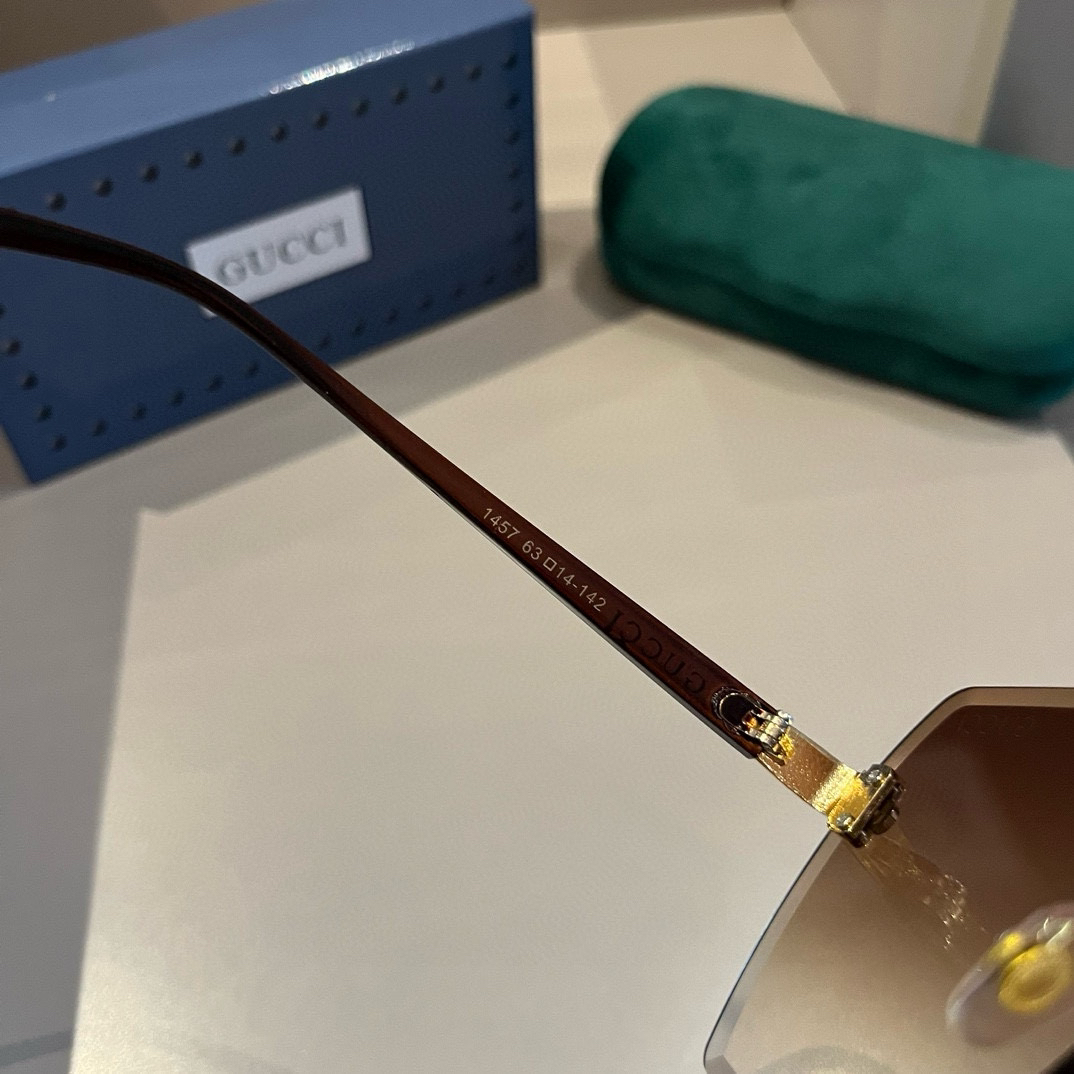 Gucci rimless sunglasses