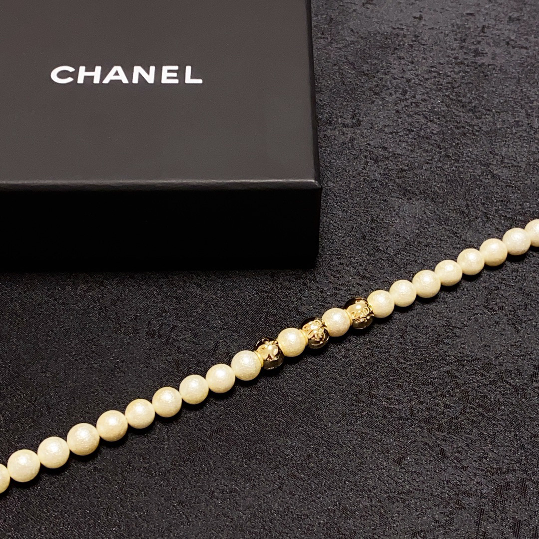 Chanel Bubble Pearl Necklace