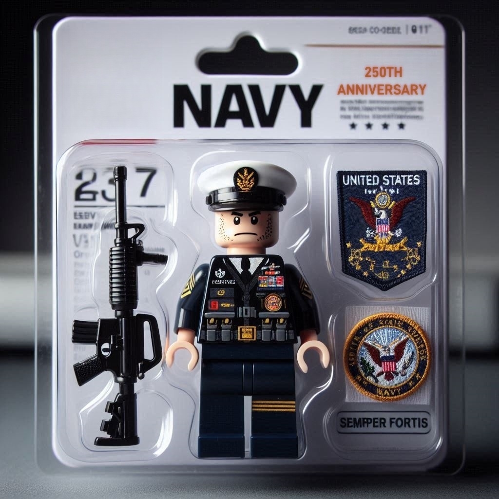 250th Anniversary Military Commemorative Building Block Sets