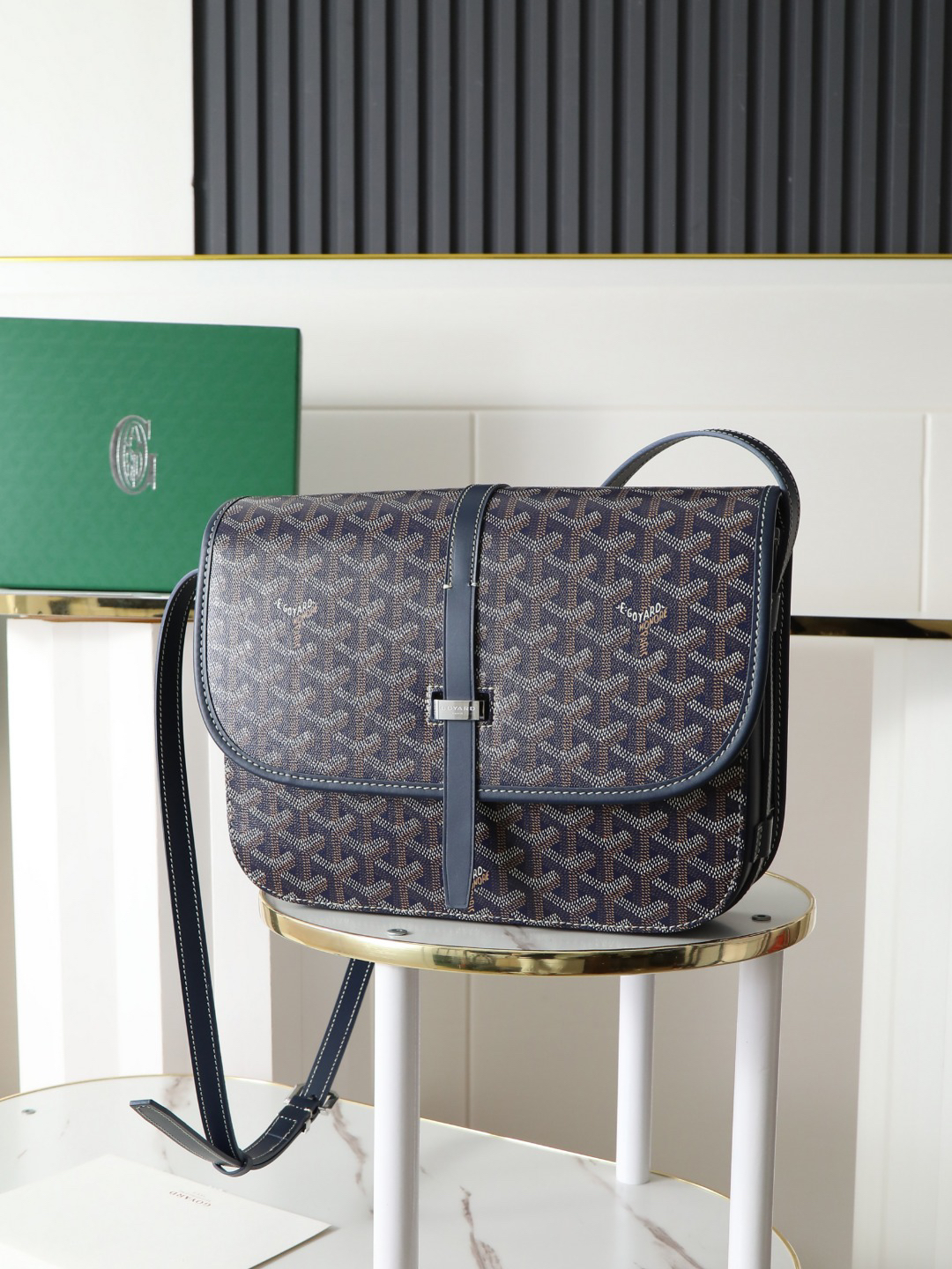 Goyard belvedère shoulder bag 244