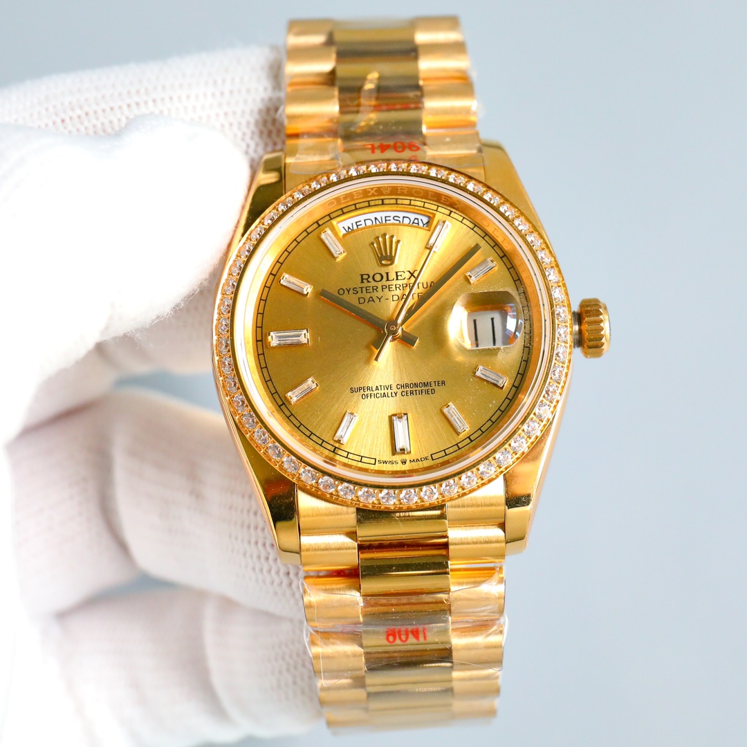 Rolex 36mm jewel dial series watch