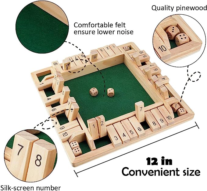 (🔥Last Day Promotion-SAVE 50% OFF)Best Family Toys👍Wooden Board Game🧩(12 Inches)-BUY 2 GET 10% OFF AND FREE SHIPPING