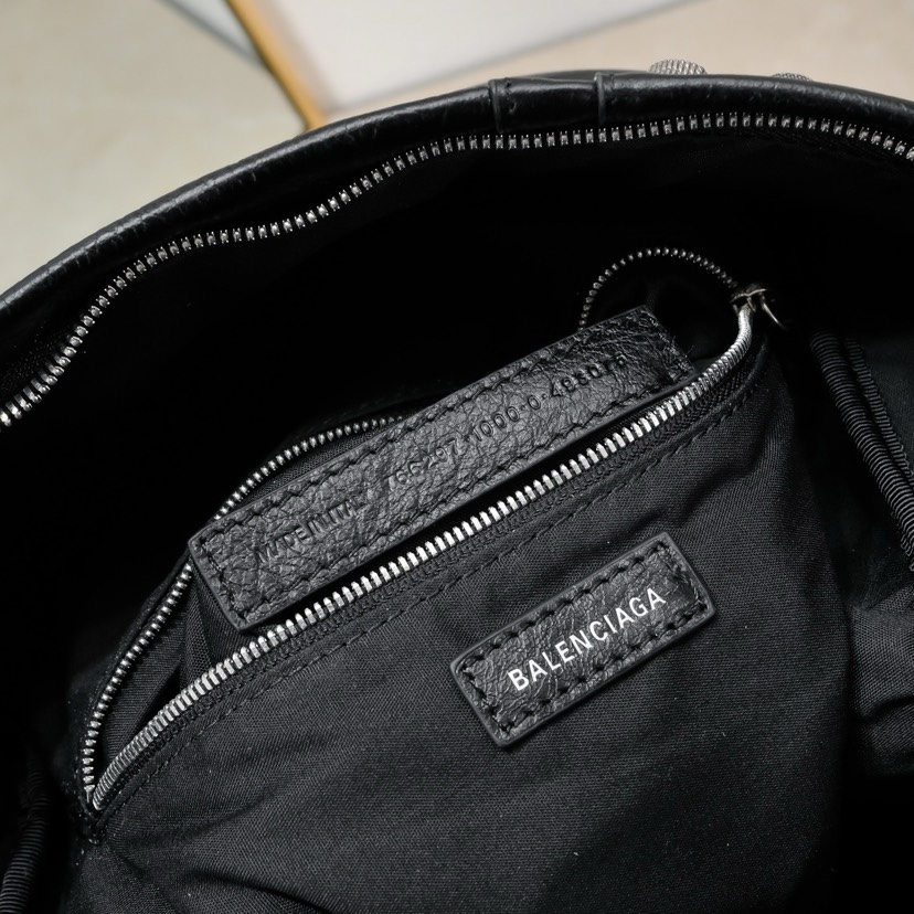 Balenciaga Rivet Font Backpack