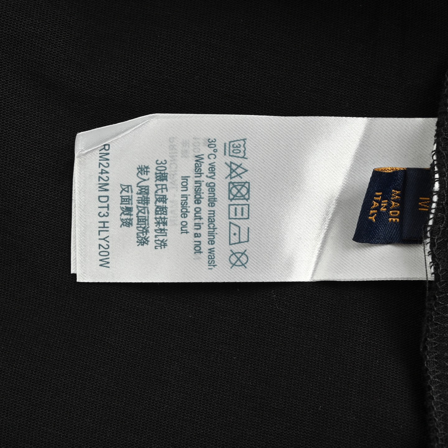 Louis Vuitton 25ss short-sleeved shirt with rhinestone embroidered logo