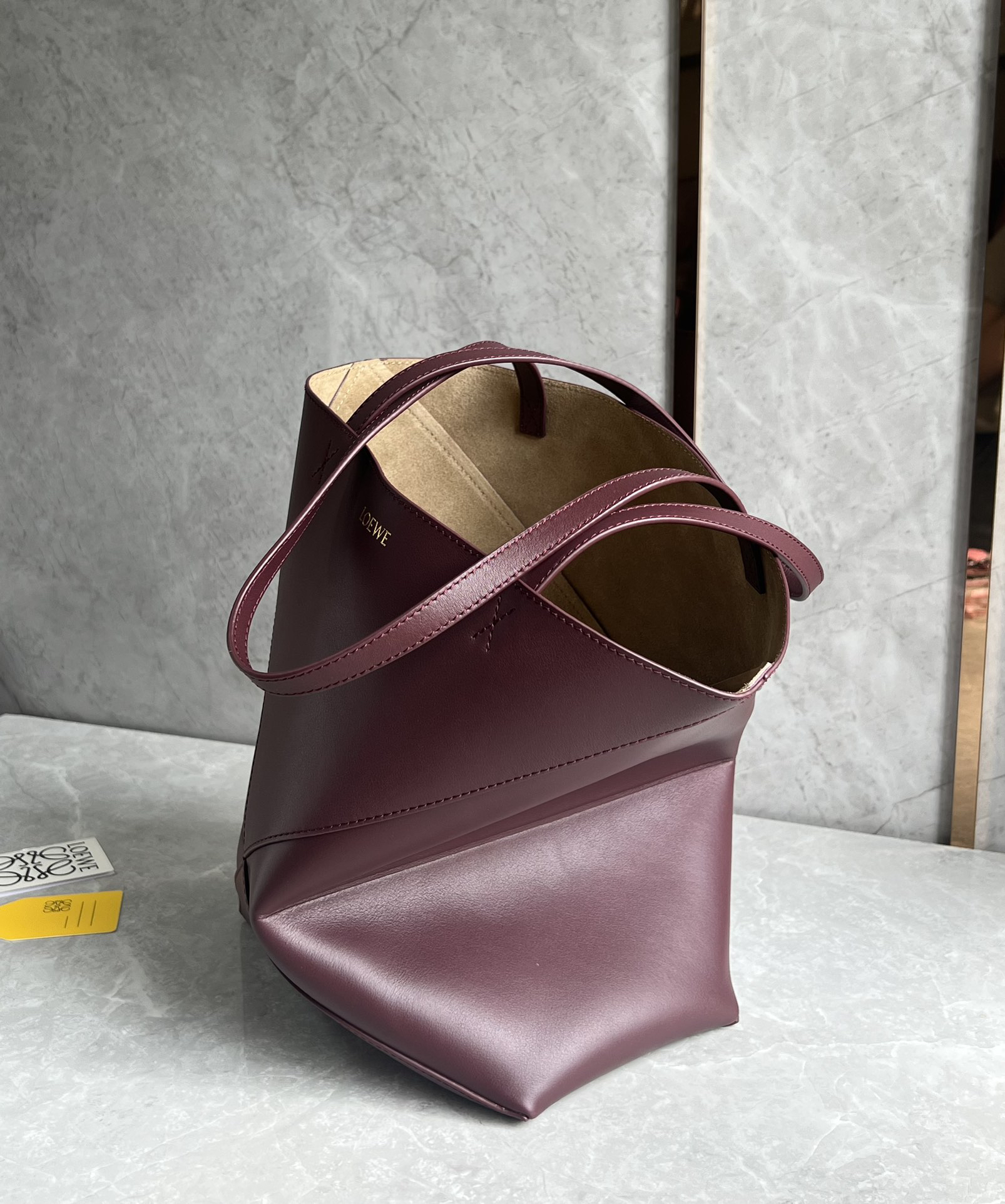 Loewe zzle fold series foldable tote bag 0693