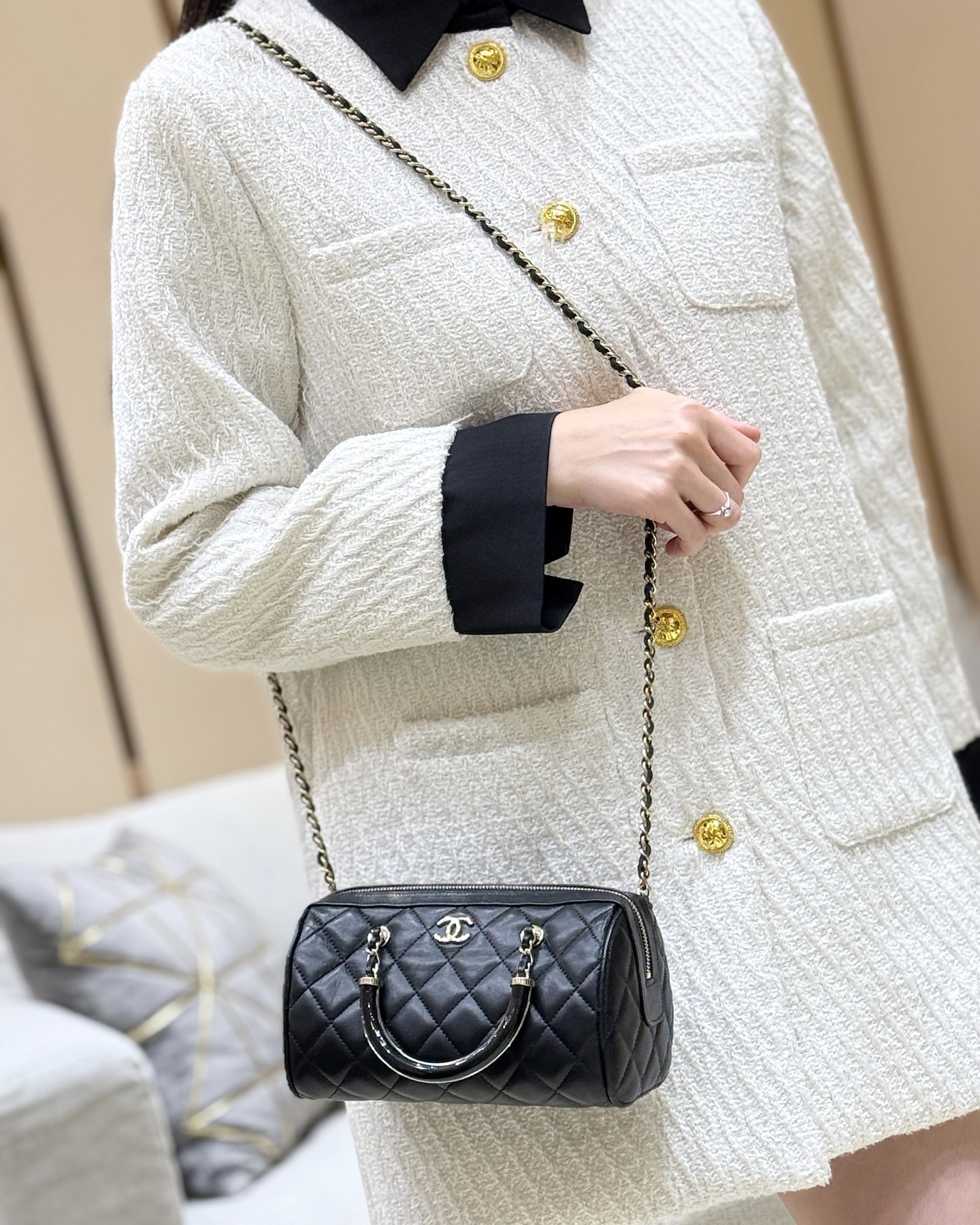 Chanel 25C Early Spring Collection mini Boston bag AP4411 00148