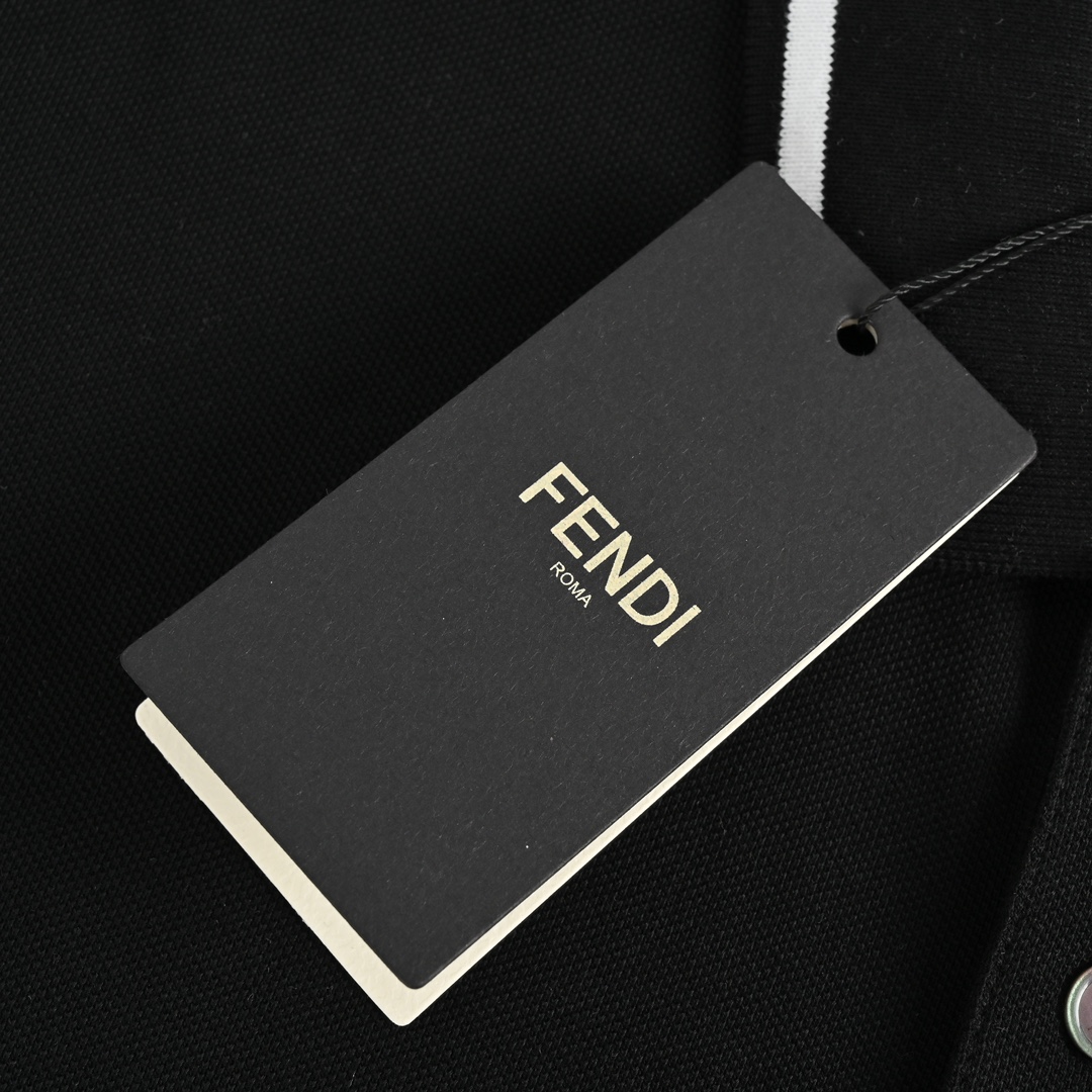 Fendi classic monster eyes Polo short sleeve