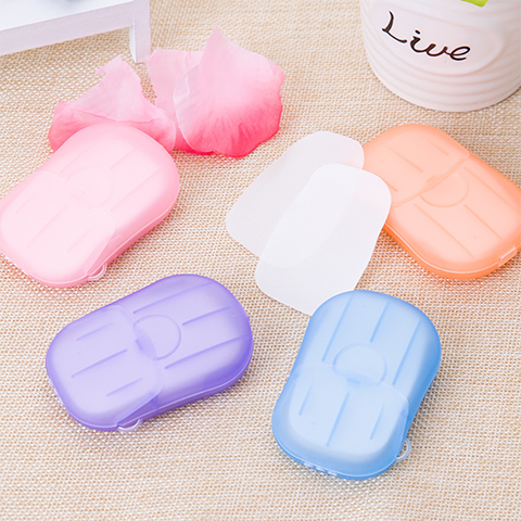 Portable Soluble Disinfectant Soap Paper (20 Sheets)