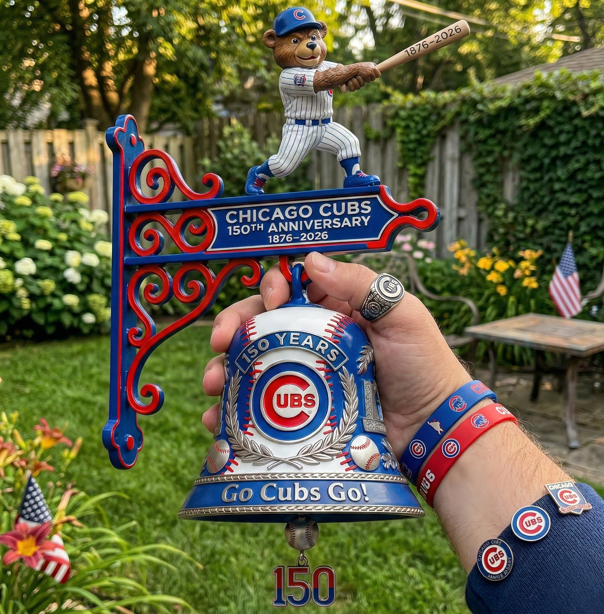 Chicago Cubs – 150th Anniversary Commemorative Wall Bell