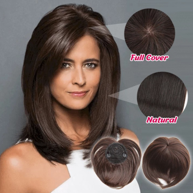 Silky Clip-On Hair Topper