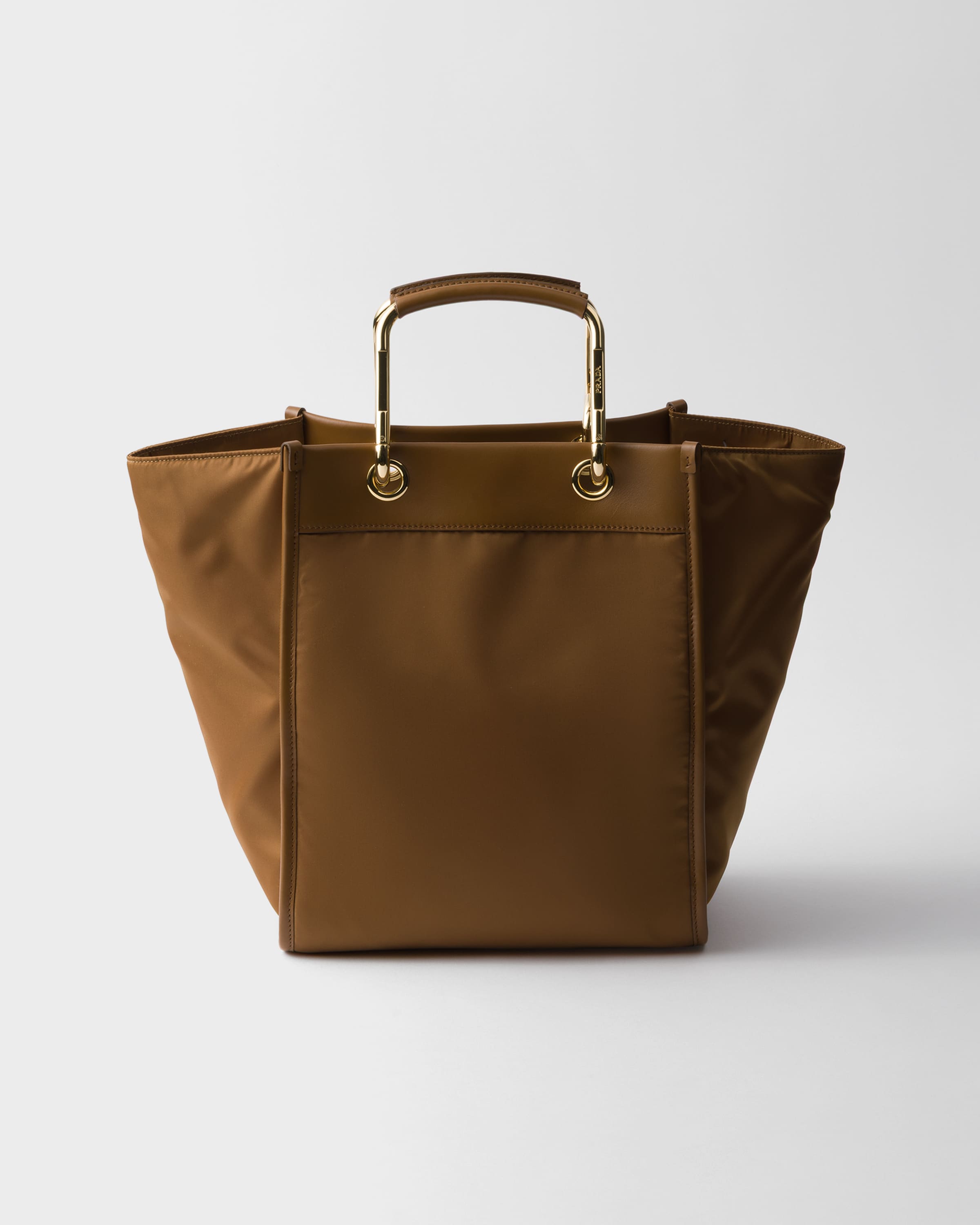 Prada Re-Nylon and Leather Medium Tote