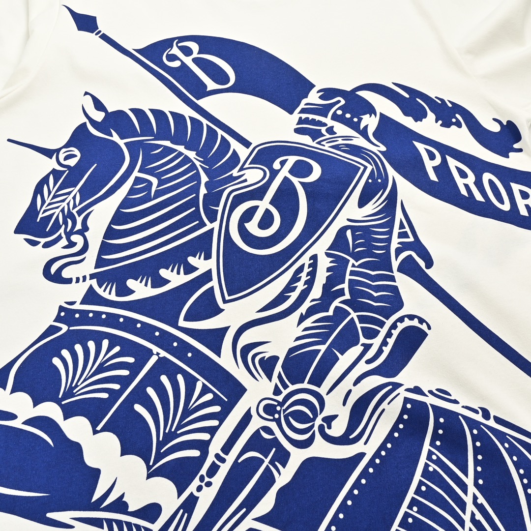 Burberry 24ss Knight Horse Print Short Sleeve